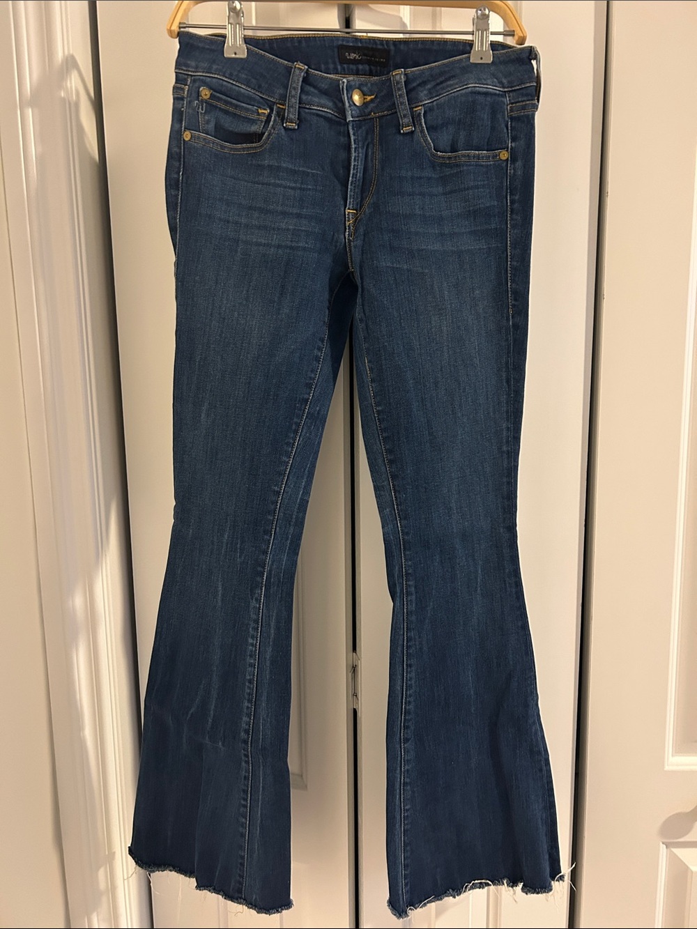 Work Custom Jeans Dark Indigo Flare